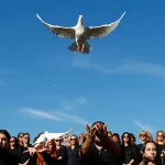 Floating doves to sunken ships: 18 of the most striking images of 2025