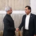 NA Speaker Sadiq, Indian FM Jaishankar shake hands in Dhaka in first high-level contact since May conflict