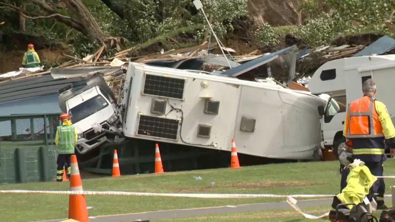 Two dead and several missing in New Zealand landslides