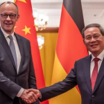 German chancellor warns of trade imbalance with China during first Beijing trip