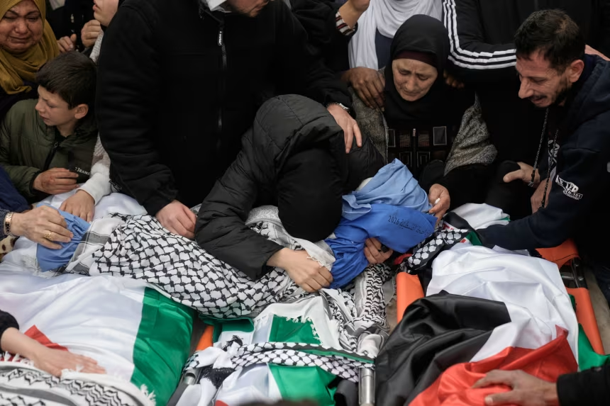Officials said Israeli forces opened fire on a car in the West Bank, resulting in the deaths of four members of a Palestinian family.